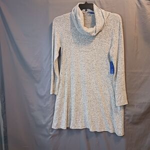 Light Gray Cowl Neck Sweater